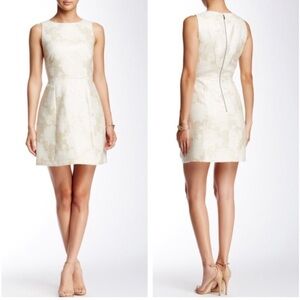 Alice Olivia Mea sleeveless silver lantern dress 6